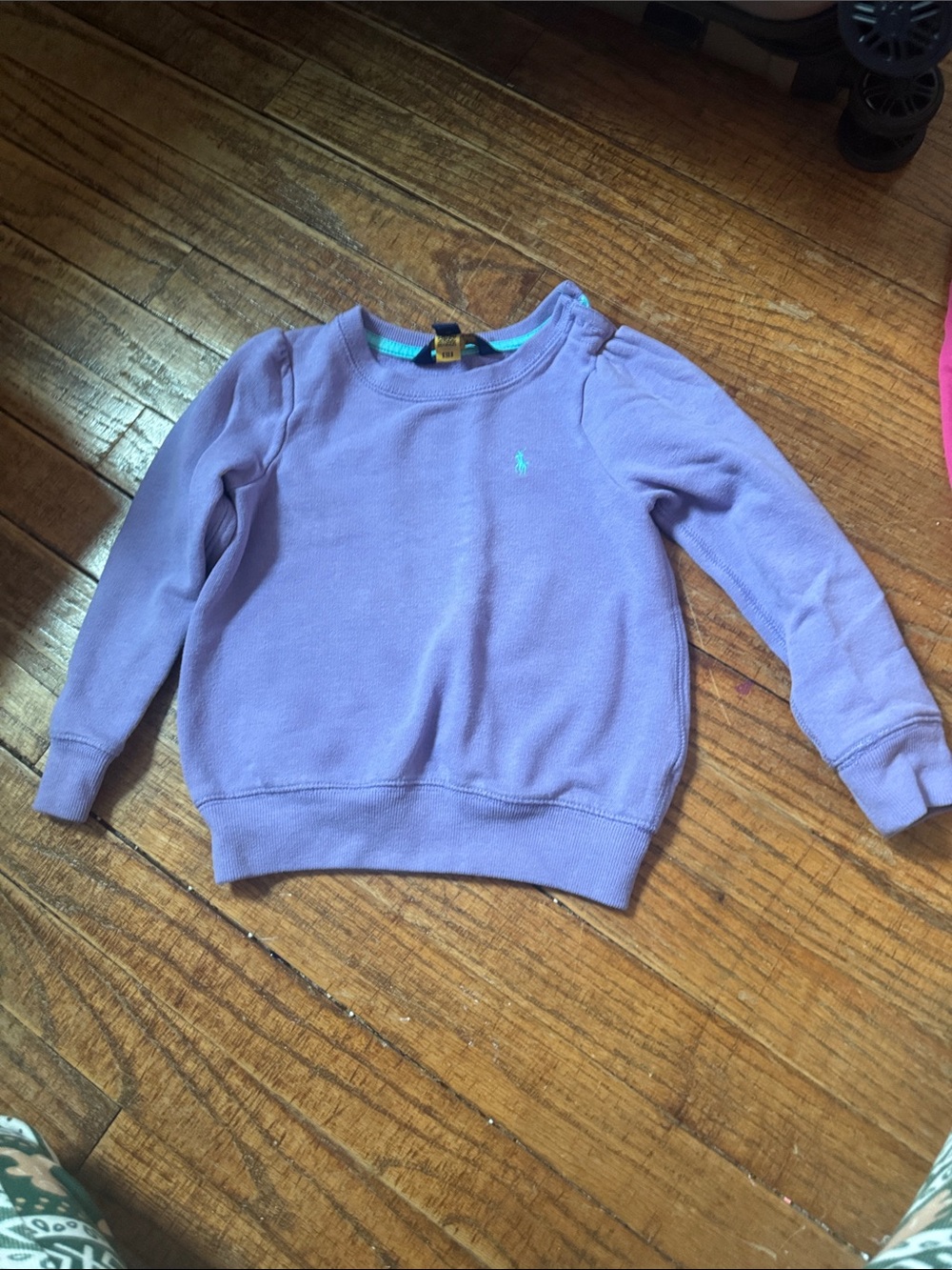 Ralph Lauren Lavender Crewneck Sweatshirt for Kids